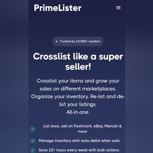 💲Selling on POSHMARK Or eBay?💲 PrimeLister Crosslisting Tool WILL HELP YOU!!💸